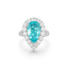 RichandRare-COLLECTOR-PARAIBA TOURMALINE AND DIAMOND RING